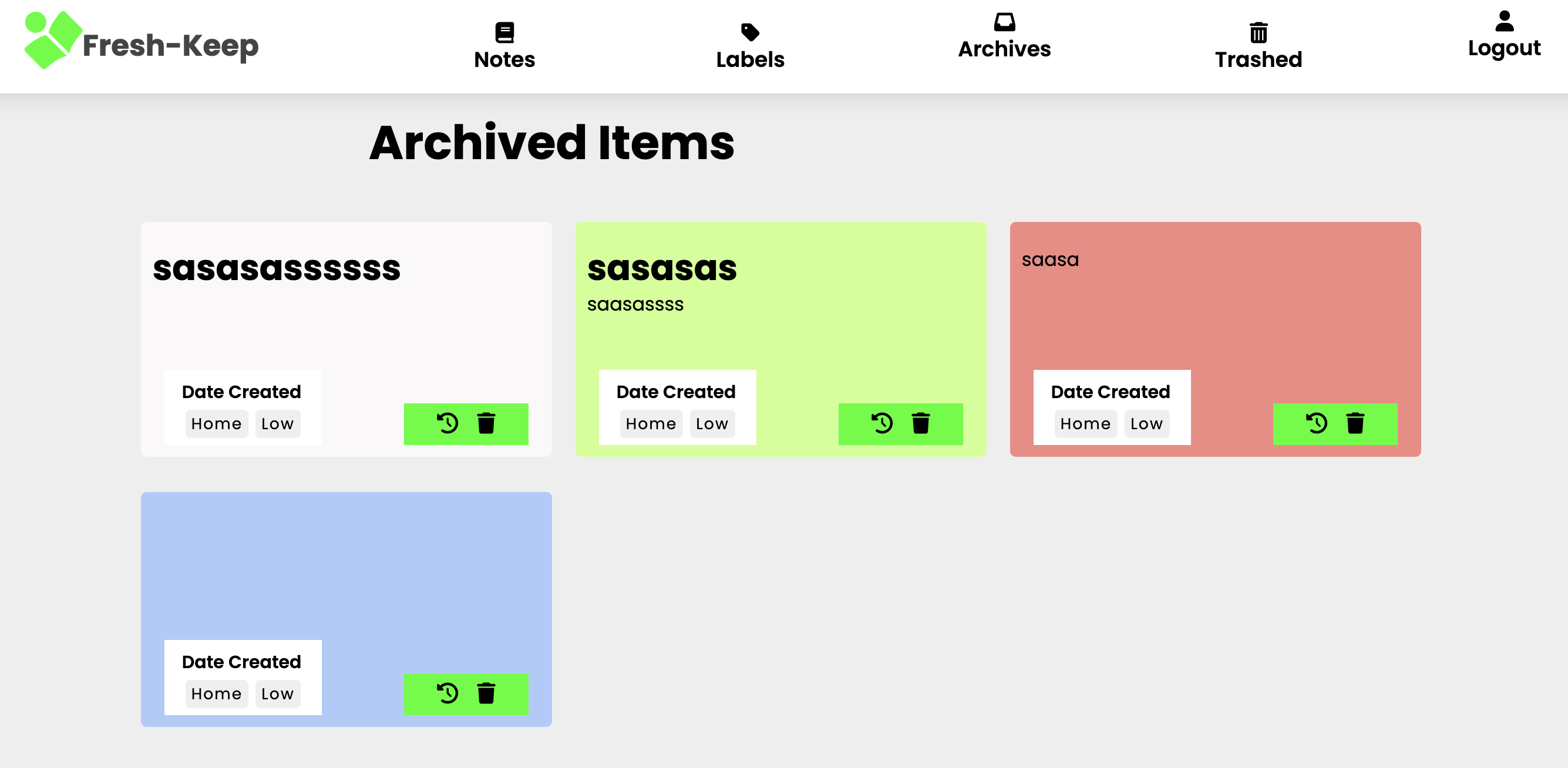 Fresh Store Example 2