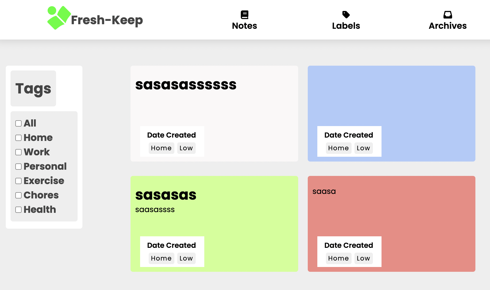 Fresh Store Example 3